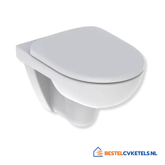 Geberit 280 Basic wandcloset Rimfree combipack met softclose zitting en randloos design