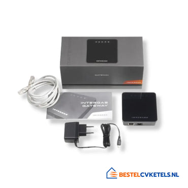 Intergas Comfort Touch thermostaat wit incl. gateway voor moderne slimme cv-regeling in woningen