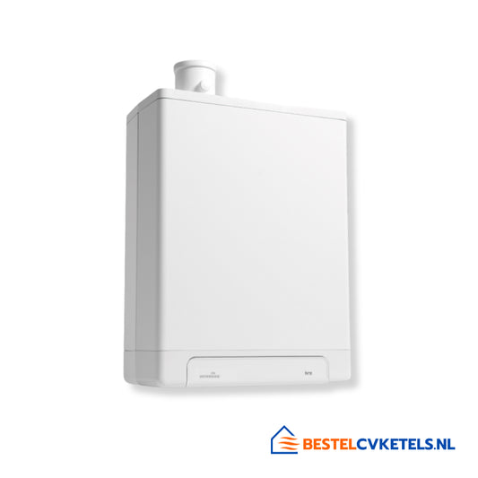Intergas Kombi Kompakt HRE CV-ketel 24/18 CW3 (80‑80) 043357: compacte HR-ketel met geïntegreerde rookgasafvoer voor woninginstallaties