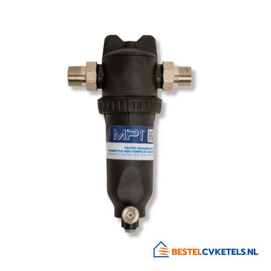 RBM MP1 magnetische vuilafscheider voor warmtepomp 1 inch, modelnummer 36990600
