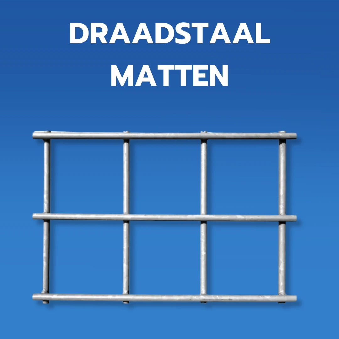 Draadstaal matten – sterke versterkingsmatten voor vloerverwarming en duurzame betonvloeren