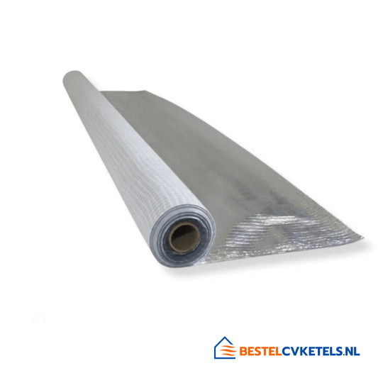 Magnum aluminium reflectiefolie rol 1,5m x 0,5m (75m²) voor isolatie onder vloerverwarming