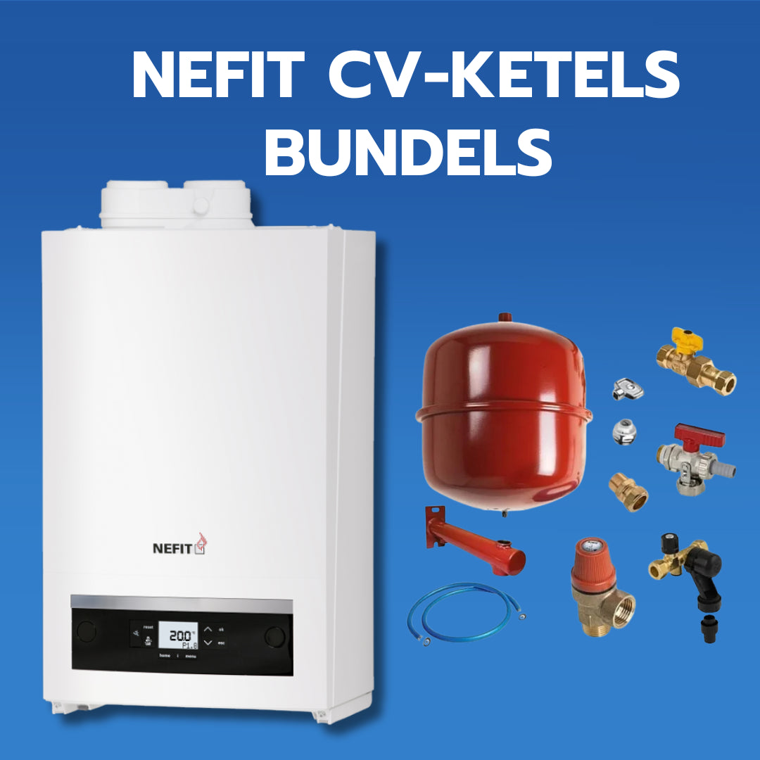NETFIT CV-ketels bundels – energiezuinige HR-ketel pakketten voor verwarming en warm water