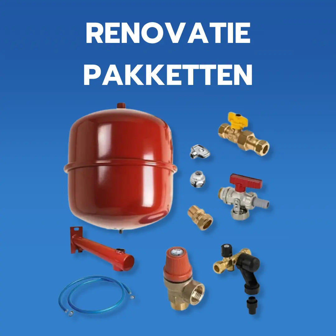 Renovatie pakketten – complete sets voor het vernieuwen en optimaliseren van vloerverwarming en cv-installaties