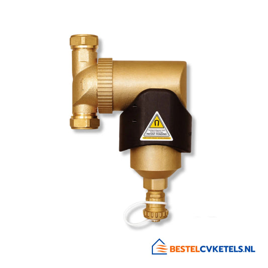 Spirotech SpiroTrap MagnaBooster MB3 Vuilafscheider 22 mm Knel