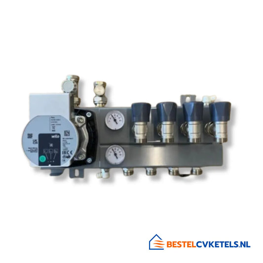 Standaard Verdeler Staal Compact 2 Groeps SU501.002