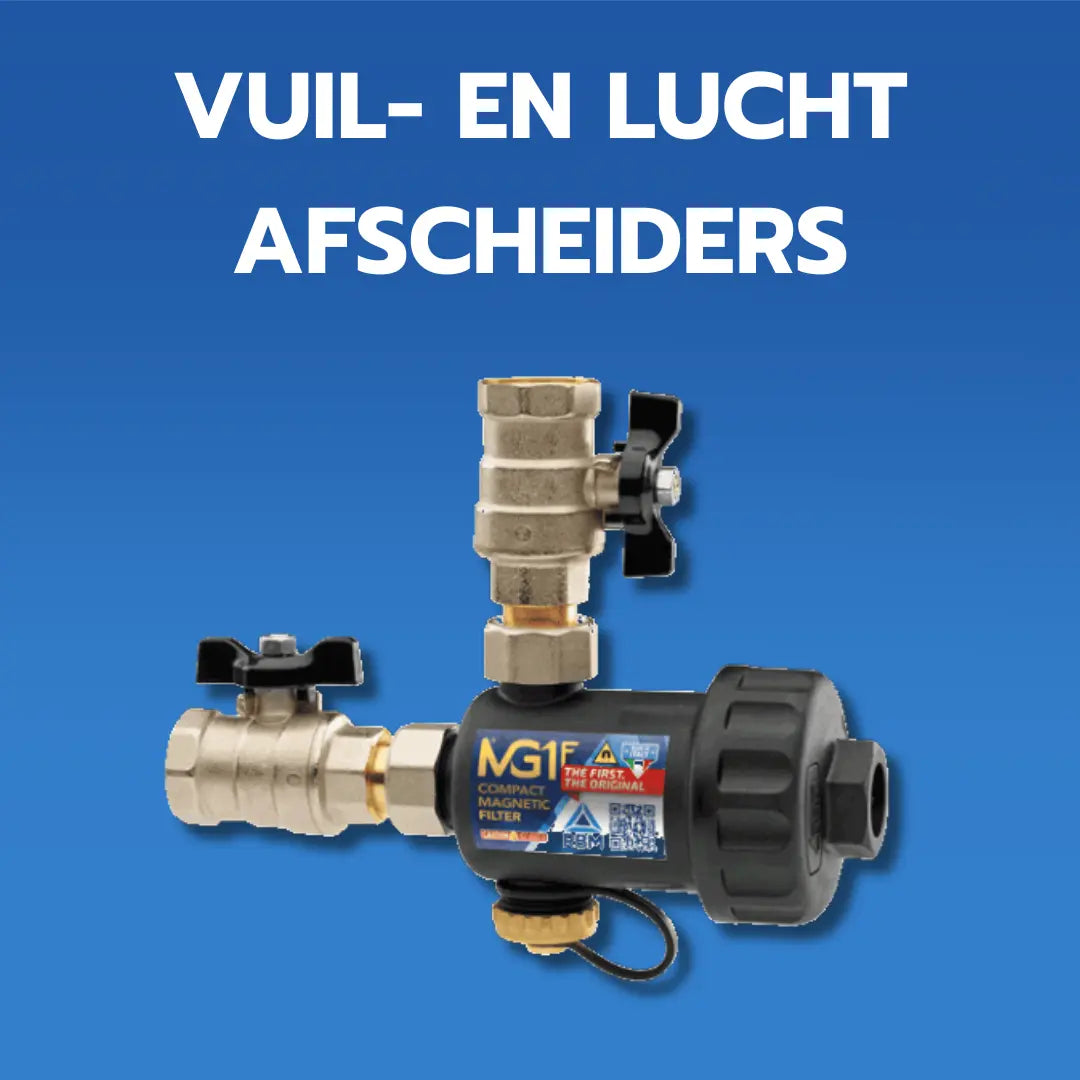 Vuil- en lucht afscheiders – duurzame oplossingen voor het verwijderen van vuil en lucht uit cv-installaties en vloerverwarmingssystemen