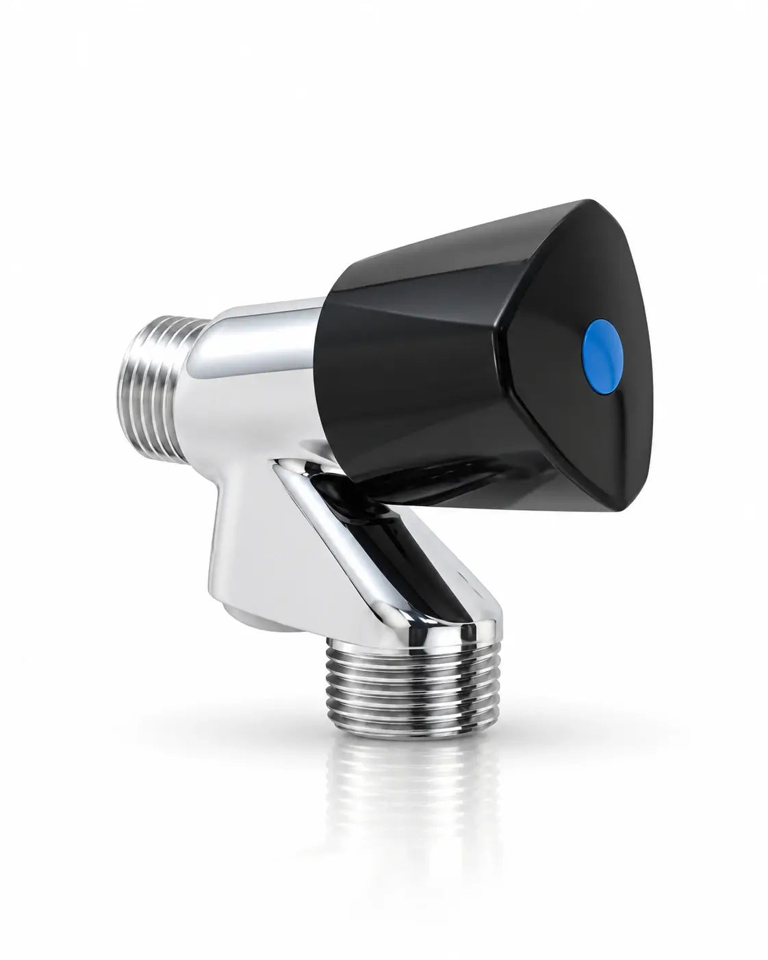 Beluchterkraan 1/2 inch met keerklep en zwarte knop 05-0024