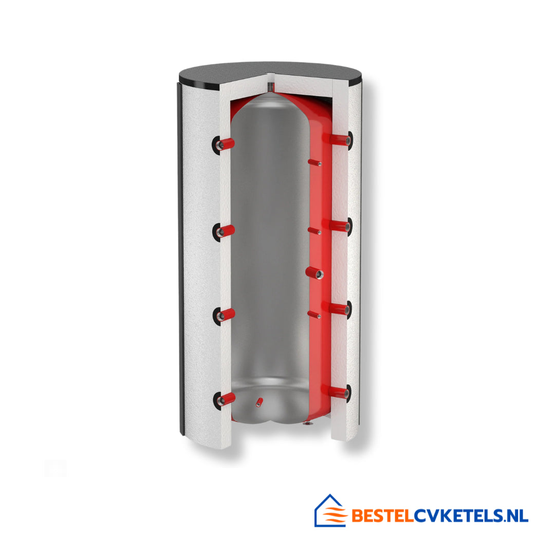 Flamco Flextherm PS-H buffervat 24L voor ondersteuning van cv-installaties en warmtepompen