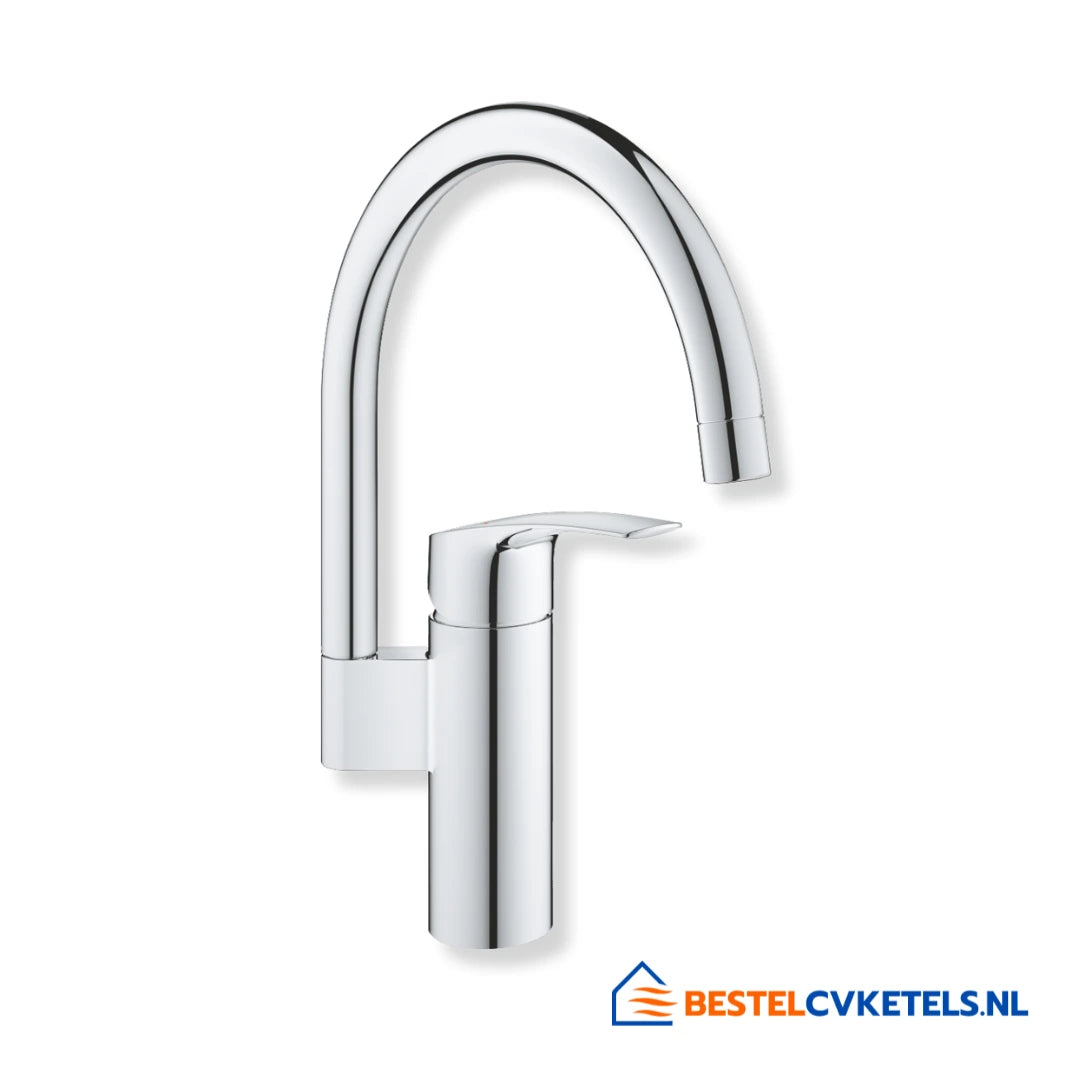 Grohe EuroSmart hoge keukenmengkraan chroom voor modern design en soepele bediening in de keuken
