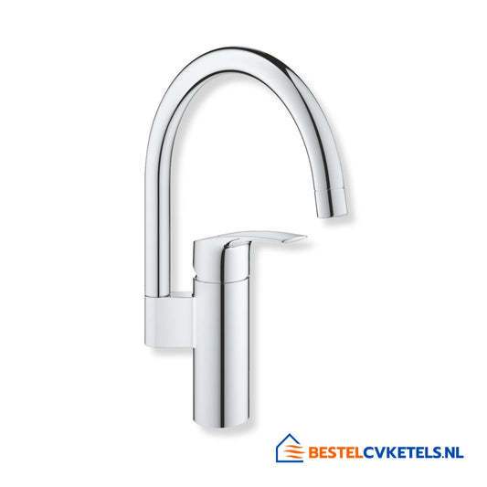 Grohe EuroSmart hoge keukenmengkraan chroom voor modern design en soepele bediening in de keuken