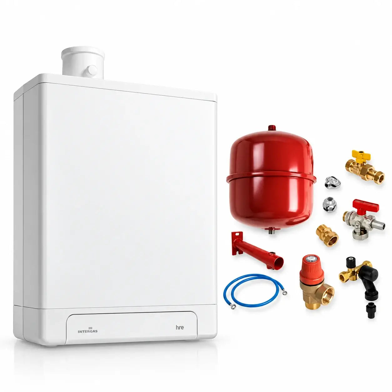 Intergas Kombi Kompakt HRE 28/24 CW4 CV-ketel 80/80 met Bonfix De Luxe aansluitpakket