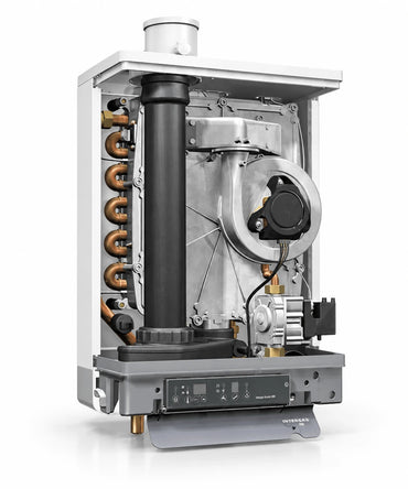 Binnenzijde van Intergas Kombi Kompakt HRE 28/24 CW4 CV-ketel 80/80
