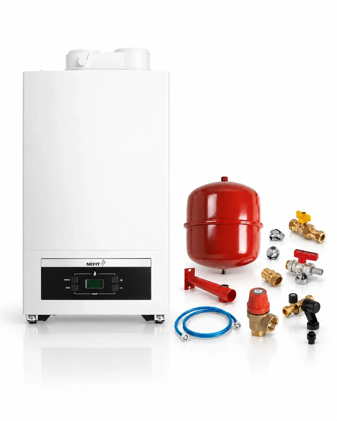 Nefit Proline NxT HRC24 CW3 OpenTherm CV-ketel inclusief universele adapter en Bonfix de Luxe aansluitpakket