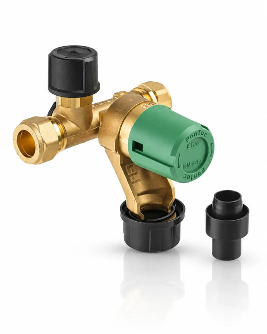 Pentec inlaatcombinatie UBIC 15 mm 8 bar 1201-0-08-02