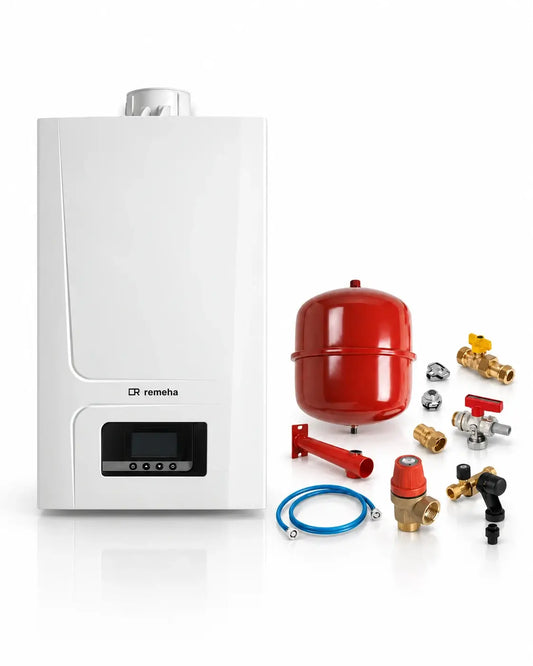 Remeha Tzerra Ace-Matic 35c HR CW5 CV-ketel 80/80 met Bonfix de Luxe aansluitpakket